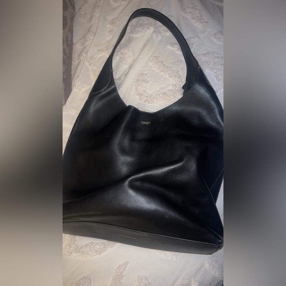 Coach leather hobo & matching wristlet